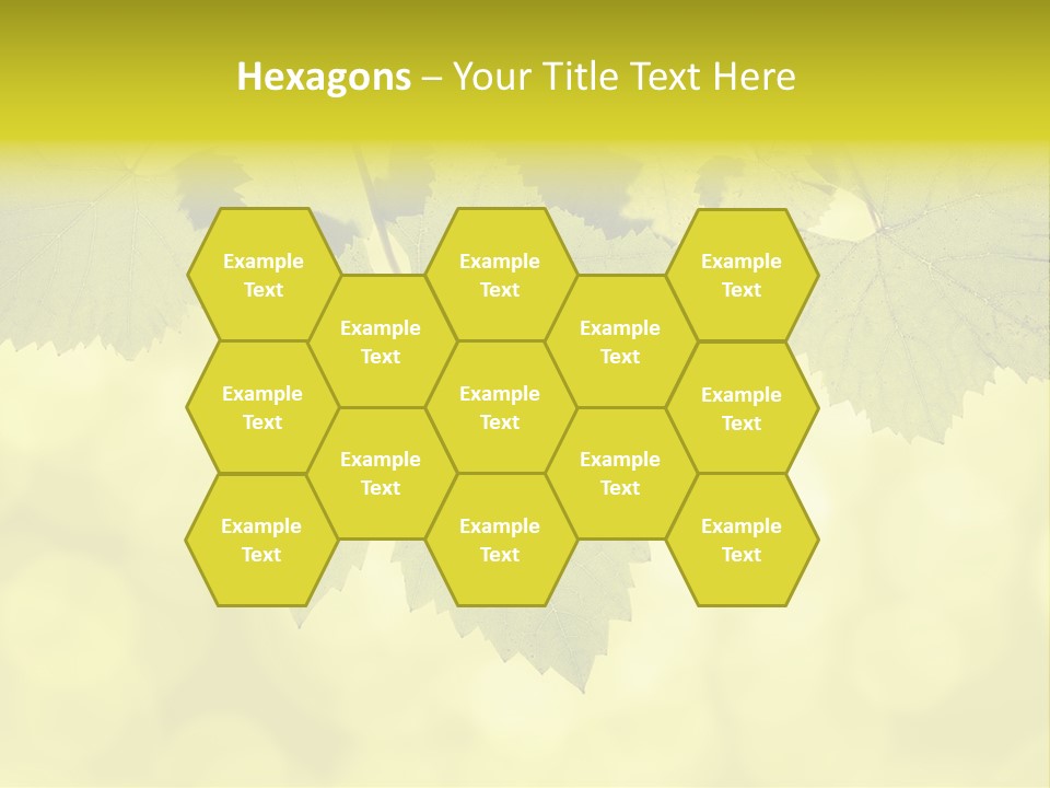 Blurred Texture Sunlight PowerPoint Template