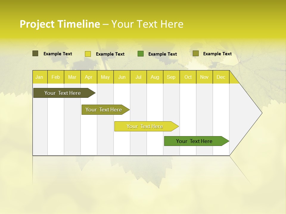 Blurred Texture Sunlight PowerPoint Template
