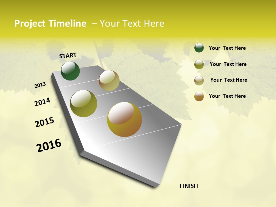 Blurred Texture Sunlight PowerPoint Template