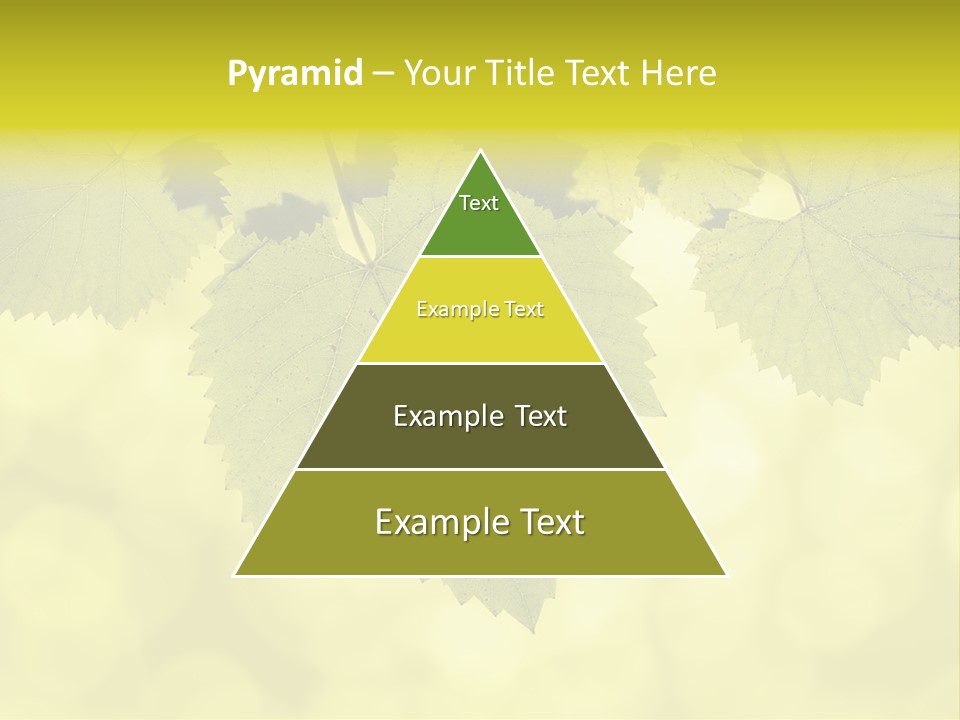 Blurred Texture Sunlight PowerPoint Template