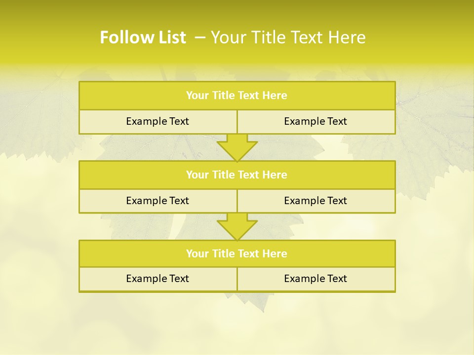 Blurred Texture Sunlight PowerPoint Template