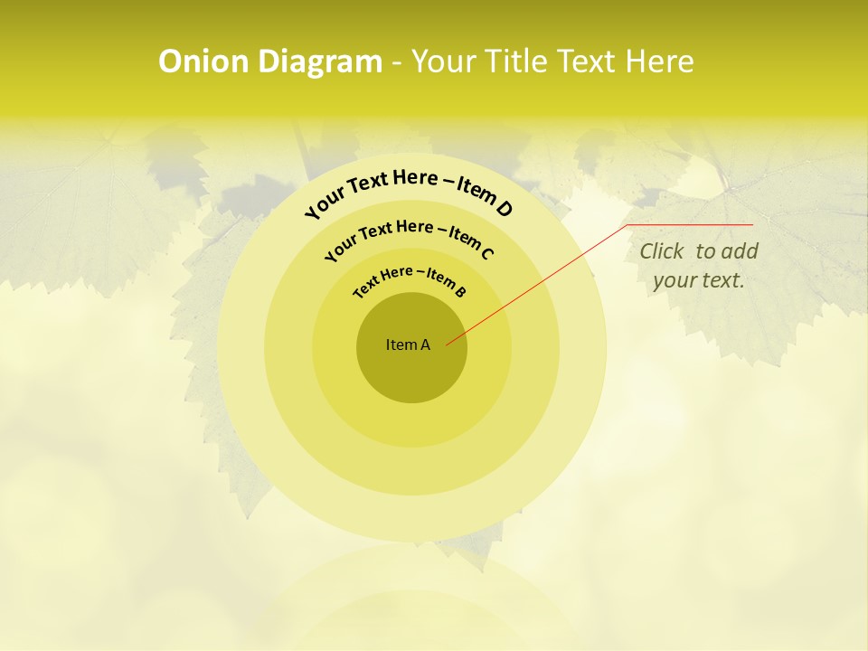 Blurred Texture Sunlight PowerPoint Template