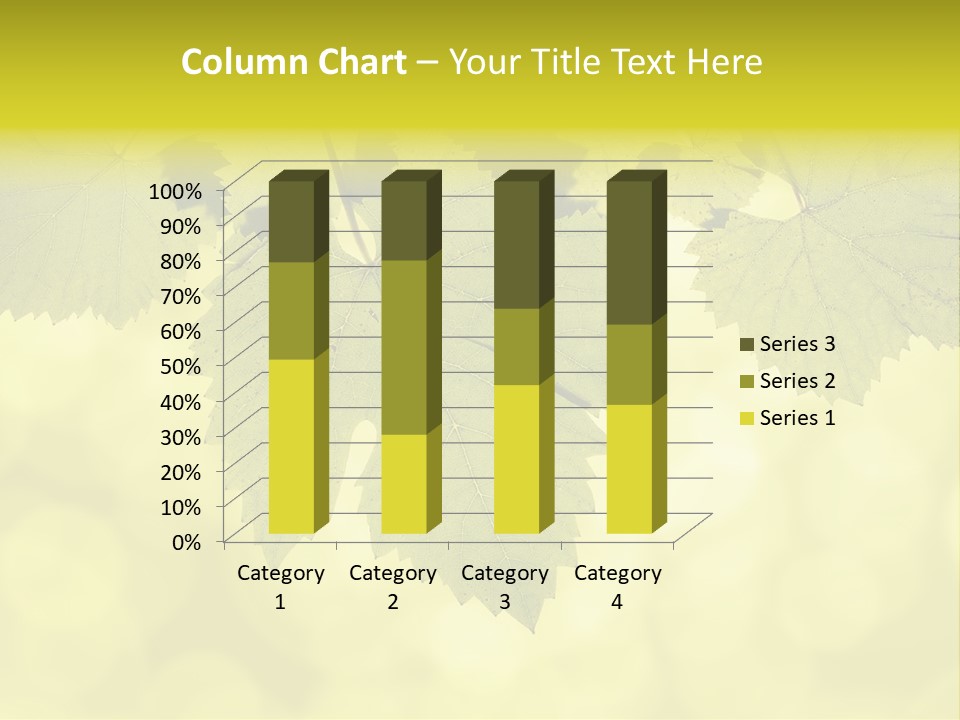 Blurred Texture Sunlight PowerPoint Template