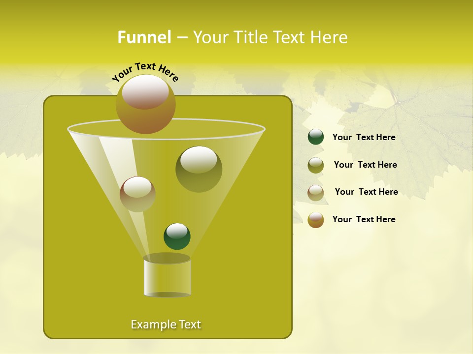 Blurred Texture Sunlight PowerPoint Template