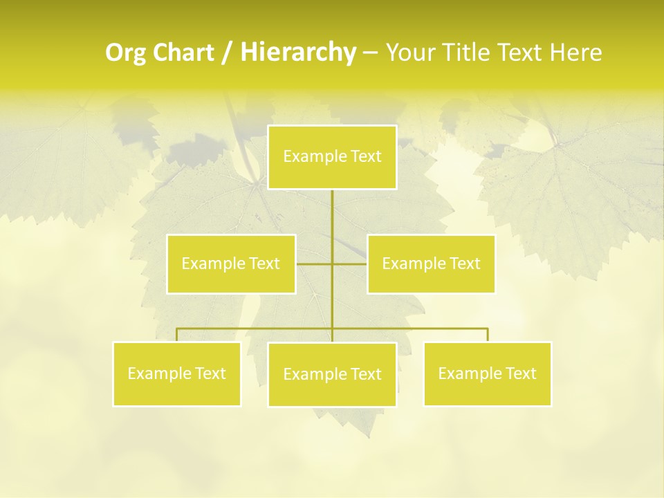 Blurred Texture Sunlight PowerPoint Template