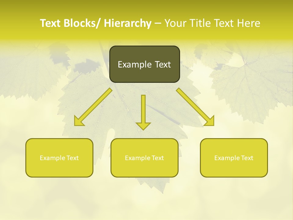 Blurred Texture Sunlight PowerPoint Template