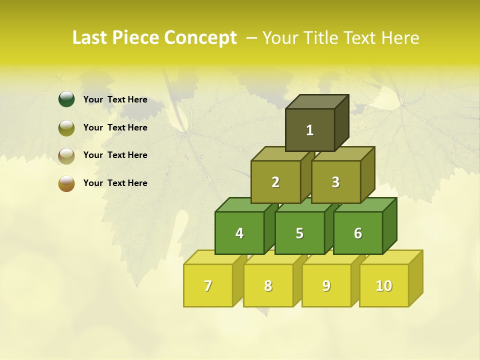 Blurred Texture Sunlight PowerPoint Template