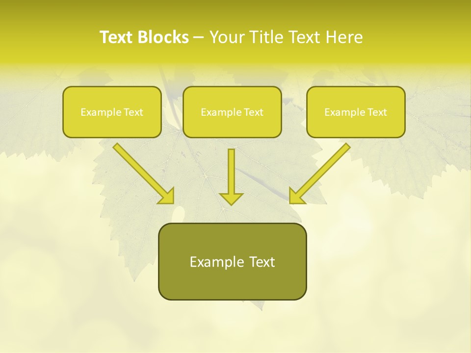 Blurred Texture Sunlight PowerPoint Template