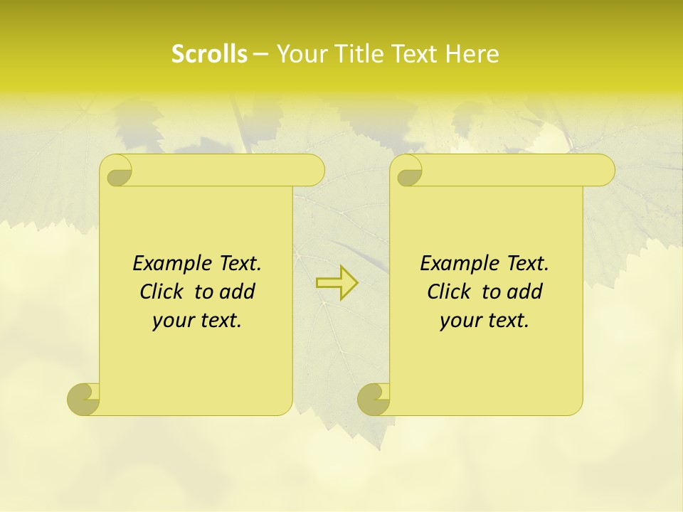 Blurred Texture Sunlight PowerPoint Template