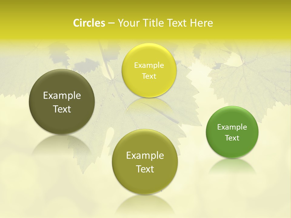 Blurred Texture Sunlight PowerPoint Template