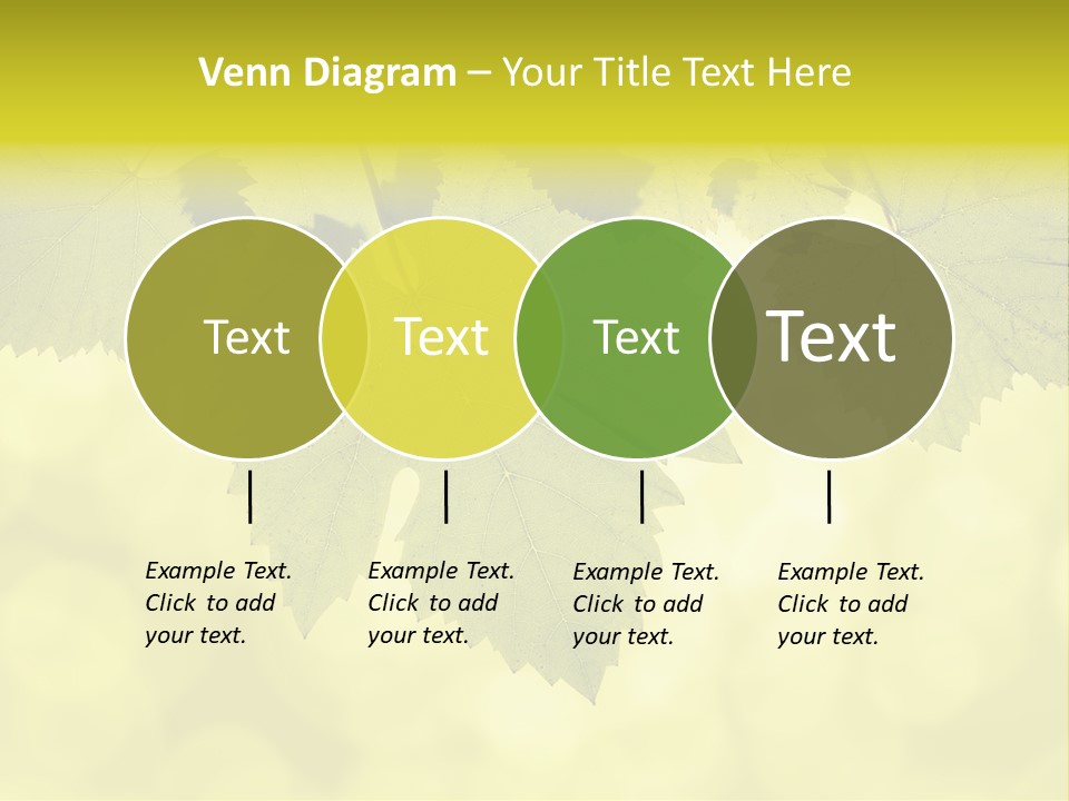 Blurred Texture Sunlight PowerPoint Template