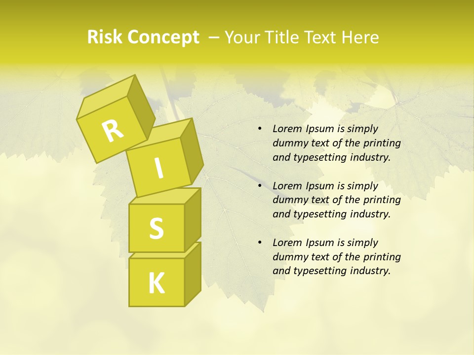 Blurred Texture Sunlight PowerPoint Template