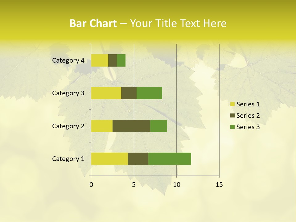 Blurred Texture Sunlight PowerPoint Template