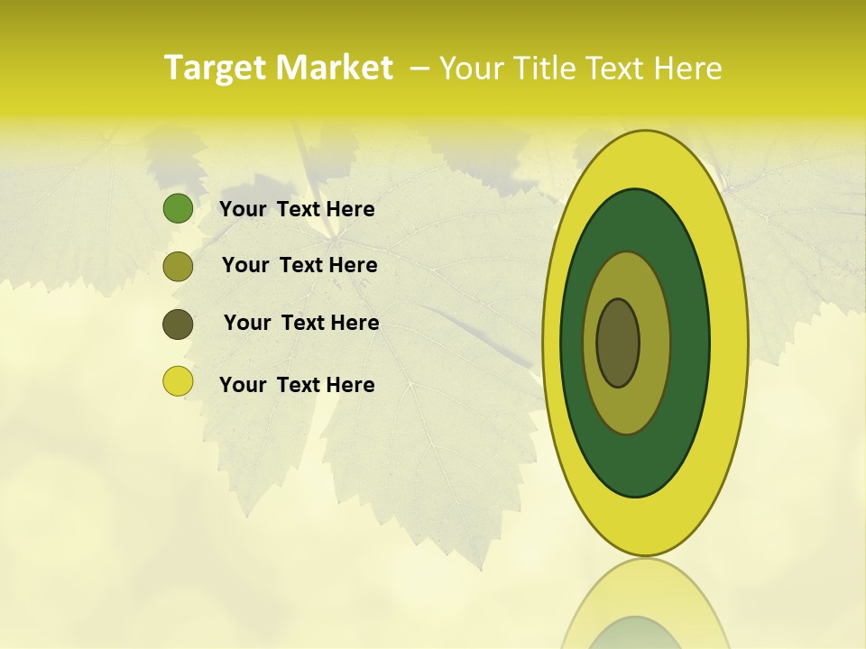 Blurred Texture Sunlight PowerPoint Template