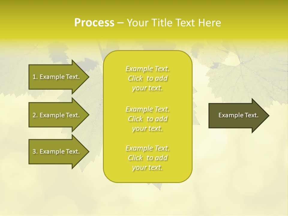 Blurred Texture Sunlight PowerPoint Template