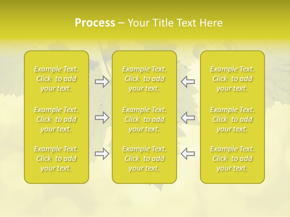 Blurred Texture Sunlight PowerPoint Template