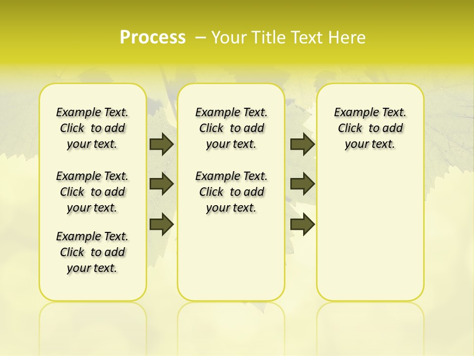 Blurred Texture Sunlight PowerPoint Template