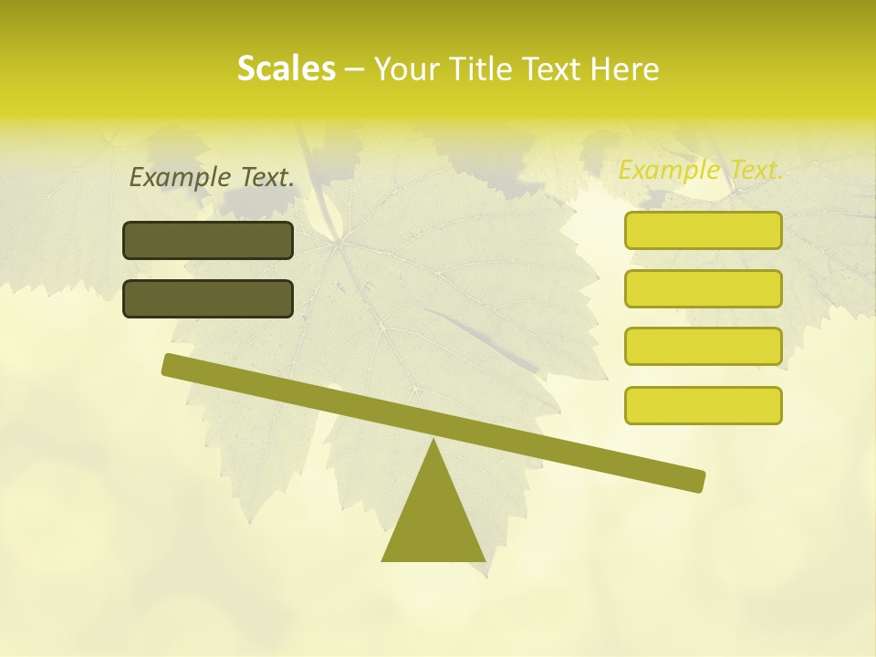 Blurred Texture Sunlight PowerPoint Template
