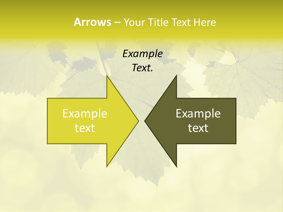 Blurred Texture Sunlight PowerPoint Template