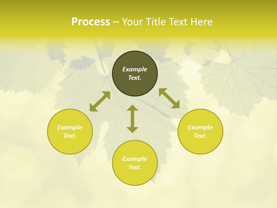 Blurred Texture Sunlight PowerPoint Template