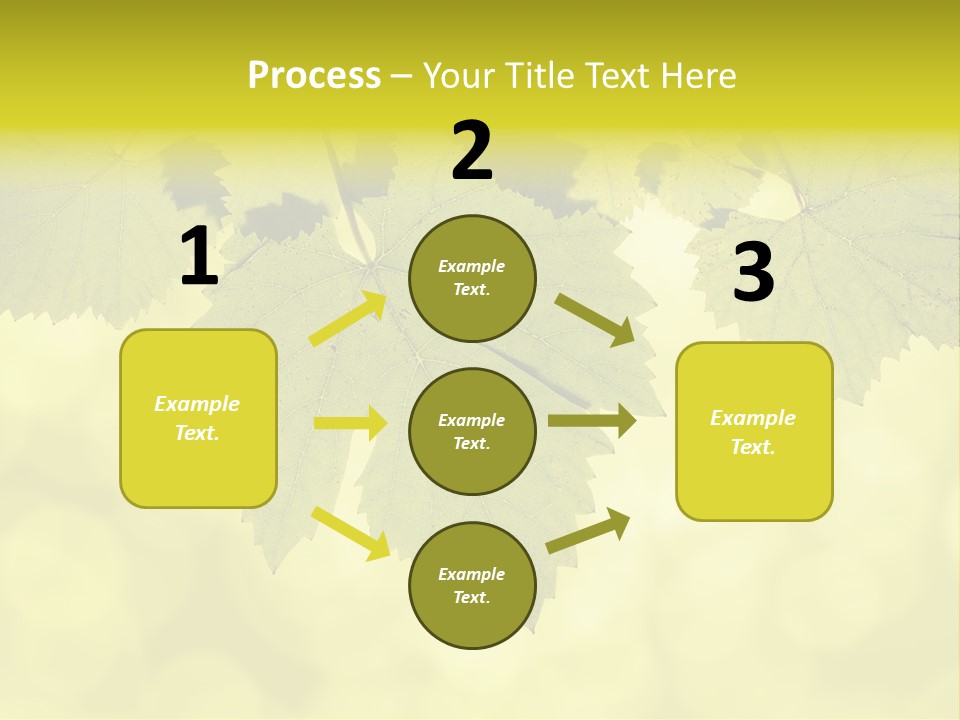 Blurred Texture Sunlight PowerPoint Template
