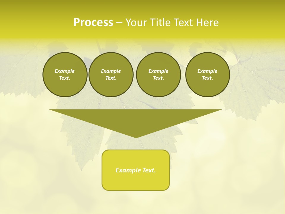 Blurred Texture Sunlight PowerPoint Template