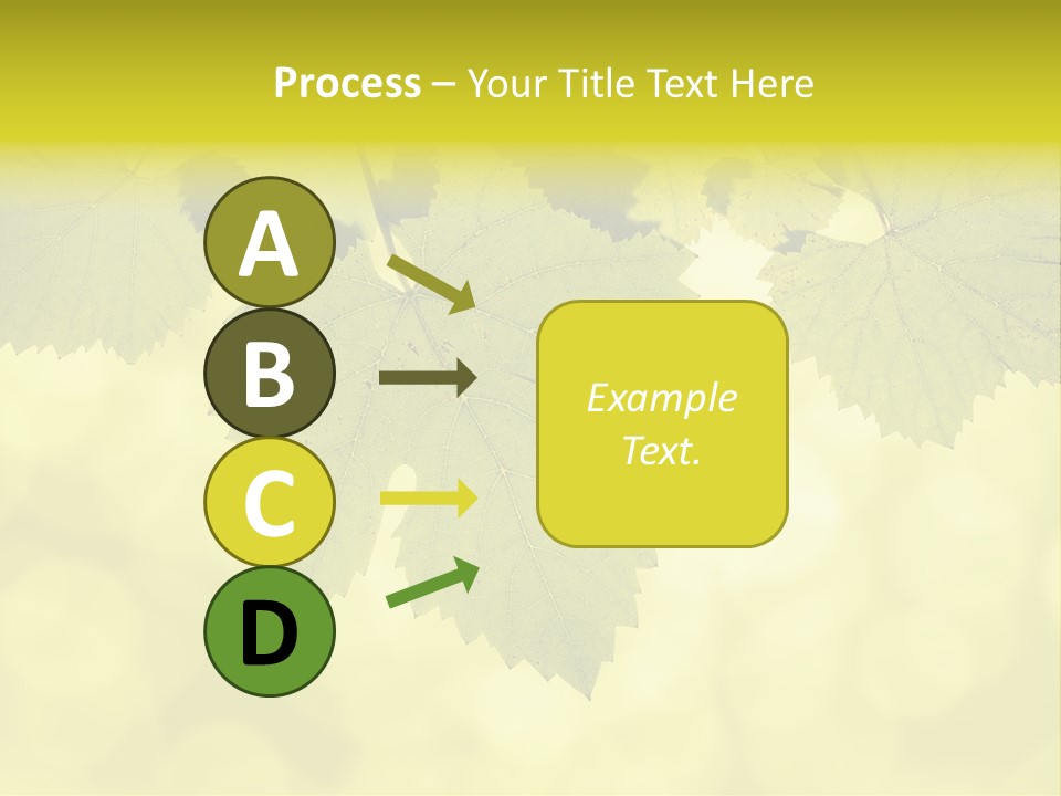 Blurred Texture Sunlight PowerPoint Template