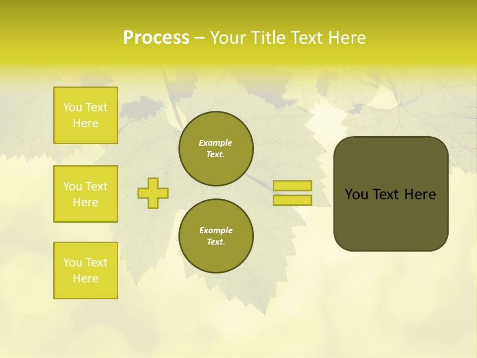 Blurred Texture Sunlight PowerPoint Template