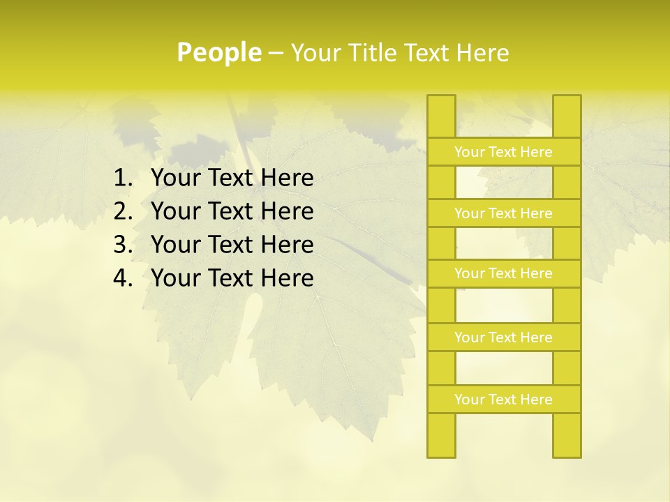 Blurred Texture Sunlight PowerPoint Template