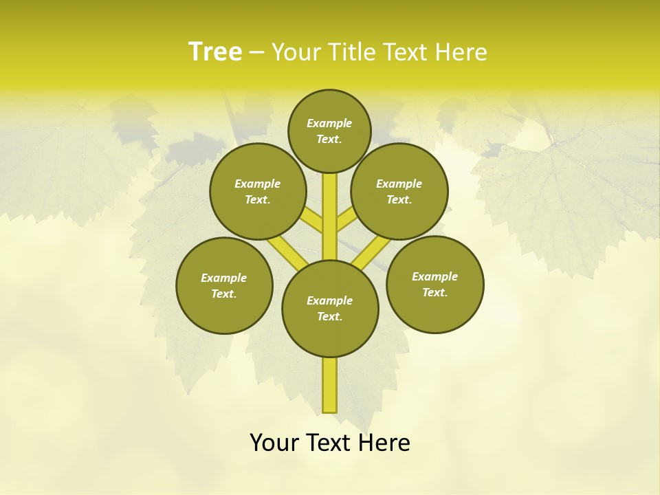 Blurred Texture Sunlight PowerPoint Template