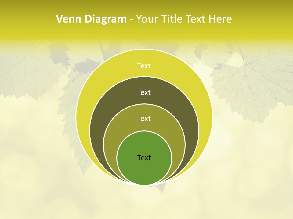 Blurred Texture Sunlight PowerPoint Template