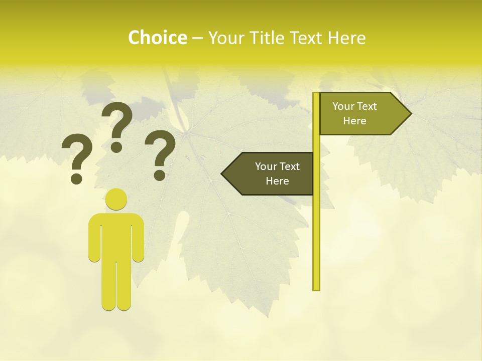 Blurred Texture Sunlight PowerPoint Template