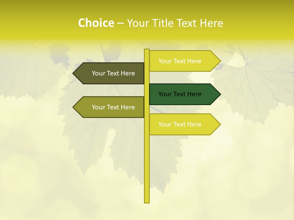 Blurred Texture Sunlight PowerPoint Template