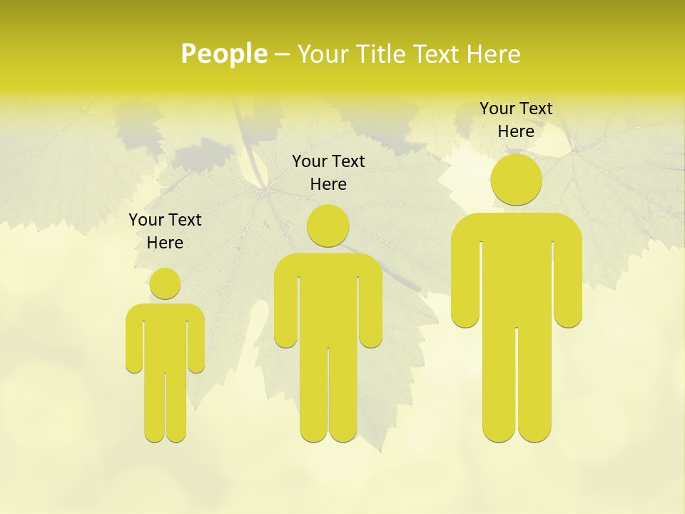 Blurred Texture Sunlight PowerPoint Template