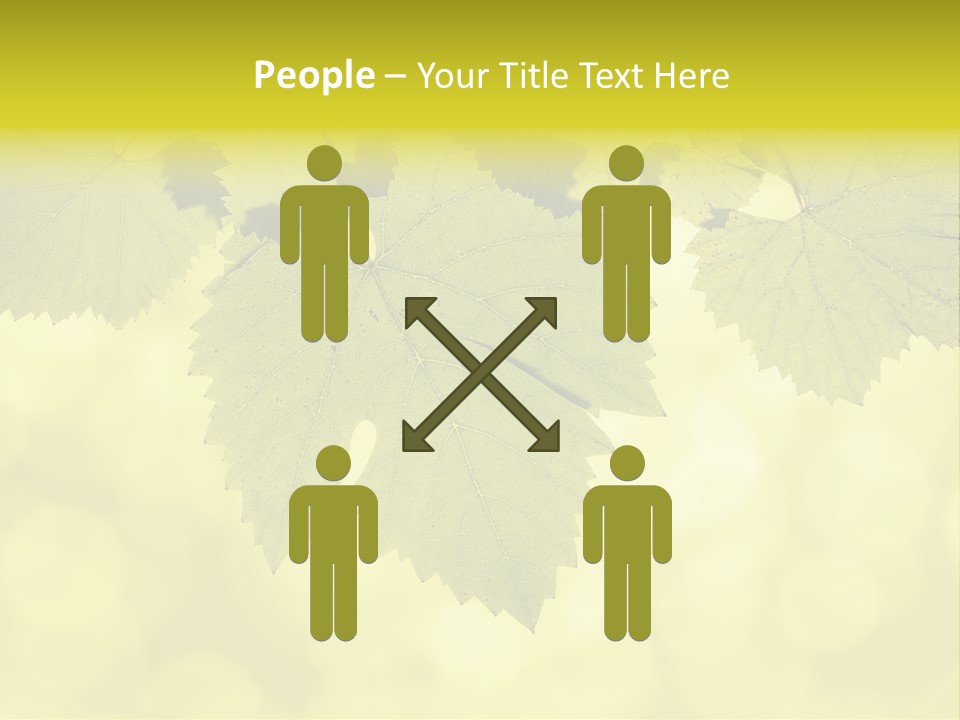 Blurred Texture Sunlight PowerPoint Template