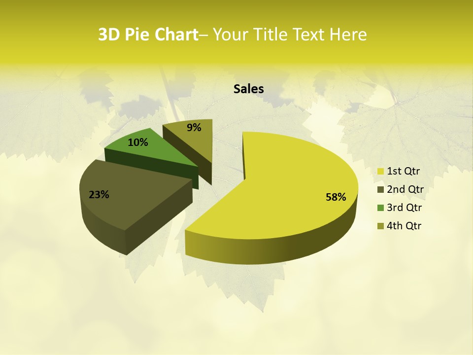 Blurred Texture Sunlight PowerPoint Template