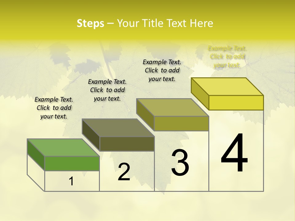 Blurred Texture Sunlight PowerPoint Template