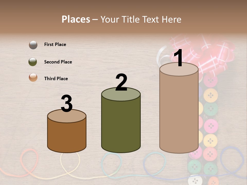 Style Needlework Arrangement PowerPoint Template