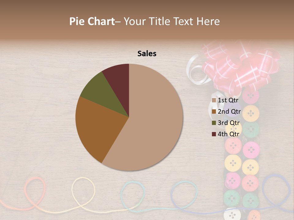 Style Needlework Arrangement PowerPoint Template