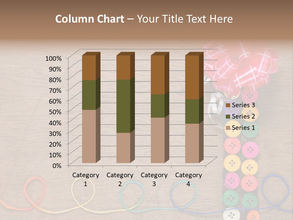 Style Needlework Arrangement PowerPoint Template