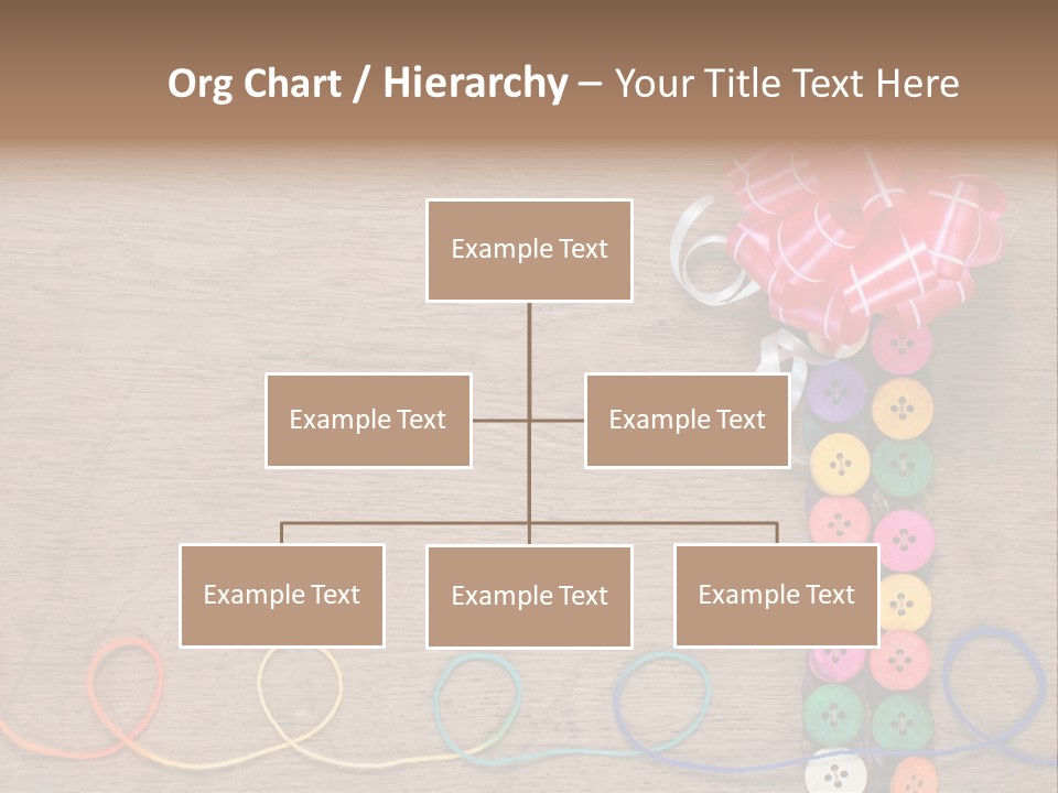 Style Needlework Arrangement PowerPoint Template