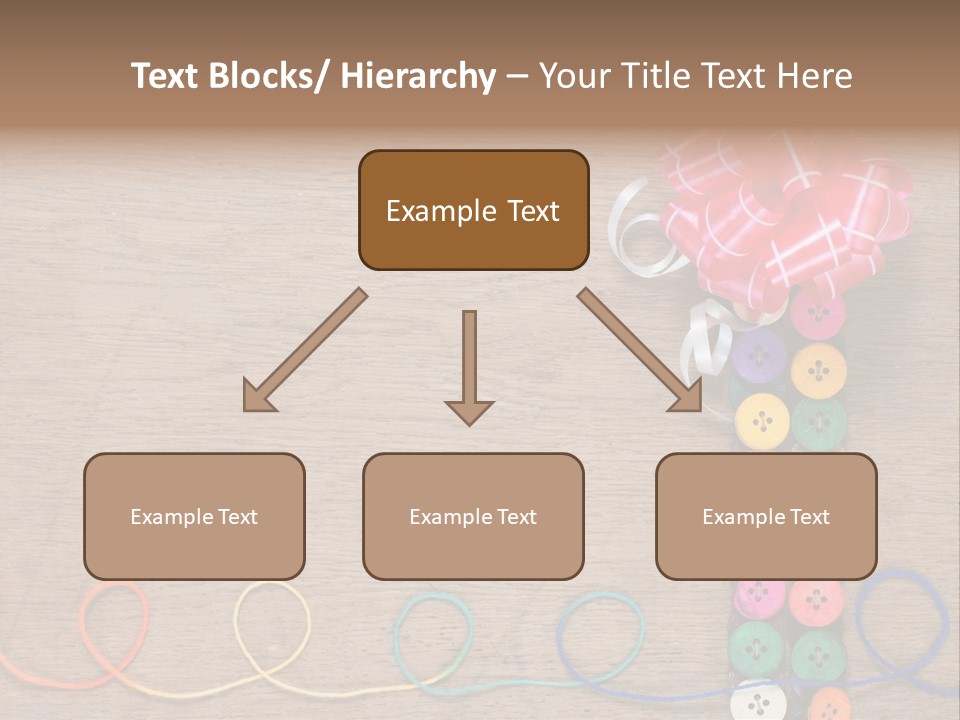 Style Needlework Arrangement PowerPoint Template