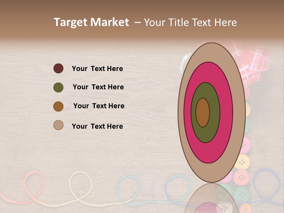 Style Needlework Arrangement PowerPoint Template