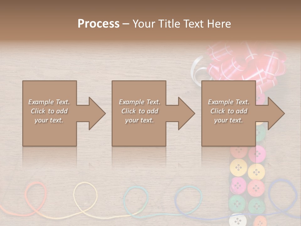 Style Needlework Arrangement PowerPoint Template