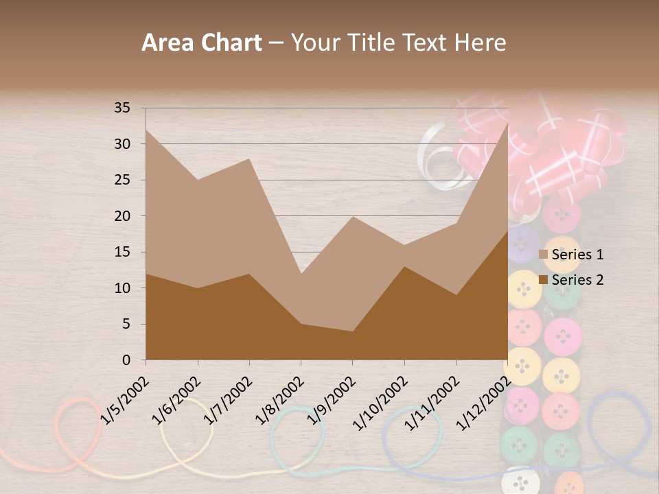 Style Needlework Arrangement PowerPoint Template