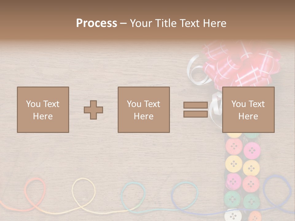 Style Needlework Arrangement PowerPoint Template