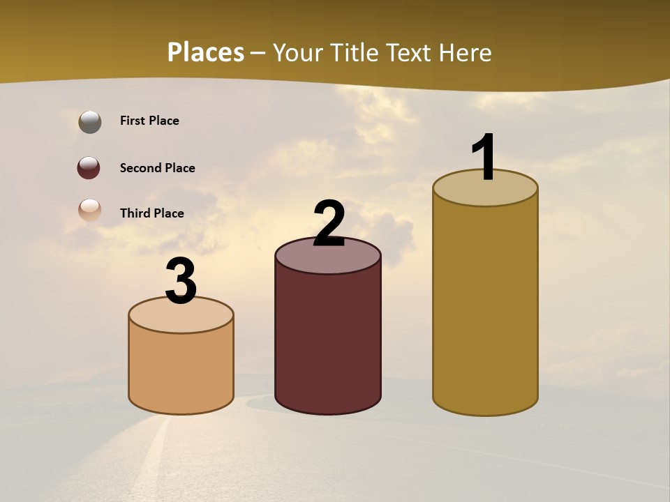 Long Landscape Travel PowerPoint Template