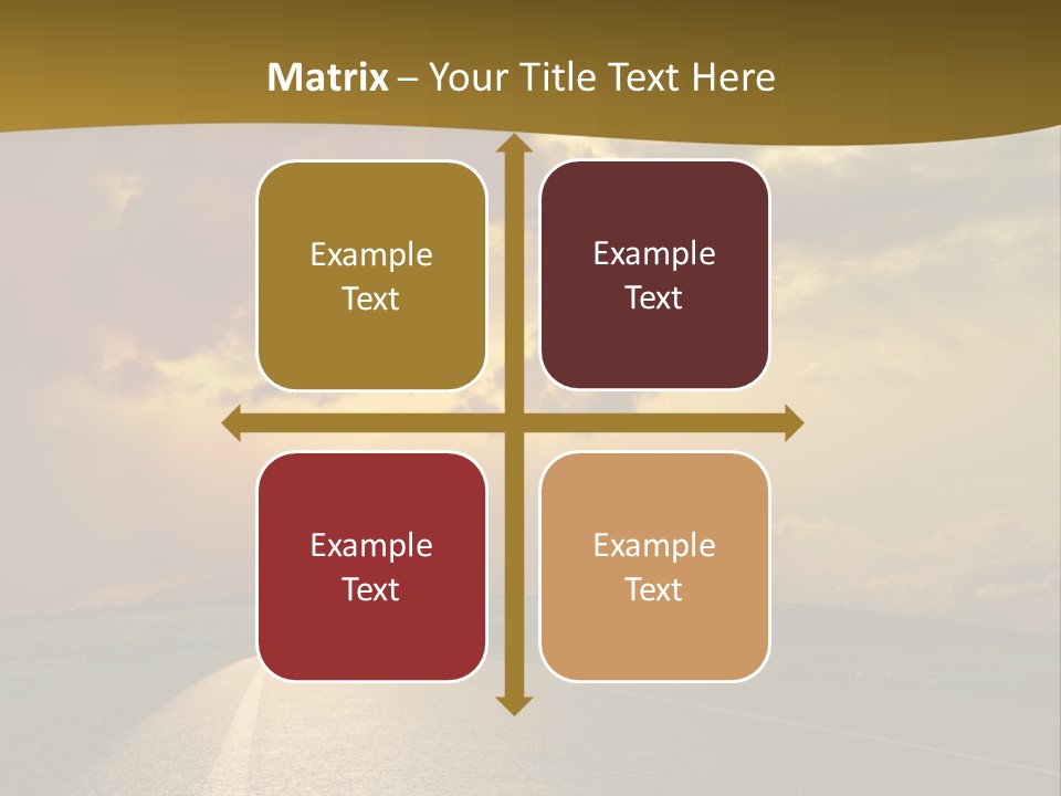 Long Landscape Travel PowerPoint Template