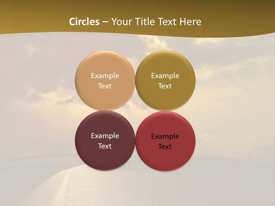 Long Landscape Travel PowerPoint Template