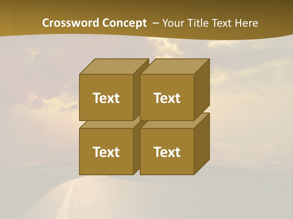 Long Landscape Travel PowerPoint Template